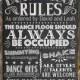 70% OFF THRU 2/6 Printable Custom Wedding Sign, Dance Floor Rules Chalkboard, Vintage DIY Dance Floor Party Sign
