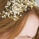Wedding Tiara Headband Vintage Dream Golden Tiara Bridal Hair Wedding Accessory