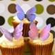 Wedding Cake Topper Large Assorted Purple EDIBLE BUTTERFLIES - Wedding Cake & Cupcake toppers