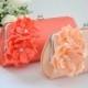 Peach / Living Coral - Bridesmaid Clutch / Bridal clutch - Choose the color you like