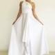 Wedding dress White convertible maxi formal dress gown infinity Wrap chameleon wedding plus size maternity prom