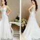 Beautiful Elegant Organza A-line Queen Anne Wedding Dress In Great Handwork