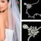 Kim Kardashian Inspired Headband Silver Plated Crystal Rhinestone Bridal Wedding Hair Accessories