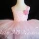 Wedding Flower Girl Pink Damask Birthday Tutu Dress  All Sizes