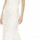 Theia Courtney Strapless Petal Gown