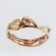 Sun-kissed Eco Engagement Ring - in 14K Gold