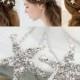 4 Wedding Bridal Bridesmaid Crystal Starfish Rhinestone Hair Pins Clips Hairpins Hair Accessories. Fast from USA