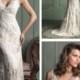 Romantic Lace Appliques V-neck and V-back Floor Length Wedding Dress