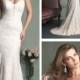 Simple Strapless Sweetheart Floor Length Lace Wedding Dress