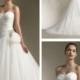 Brilliant A-line Sweetheart Floor-Length Chapel Beaded Wedding Dresses
