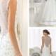 Mermaid Beaded Straps & Bodice V-neck Wedding Dresses with High Illusion Back