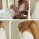 Unique Corset Bodice Strapless Bridal Ball Gown Wedding Dress Spring