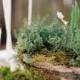 Natural DIY Wedding Centerpiece Moss Pots