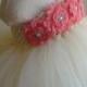 flower girl dress, flower girl dresses, coral flower girl dress, coral dress, baby dress, child dress, birthday outfit. coral child dress