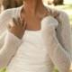 Bridal Shrug soft wool baby alpaca for your wedding dress or for your evening dress