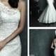 Cap Sleeve One-shoulder Lace Appliques Mermaid Wedding Dresses
