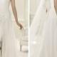 2014 Charming Flattered Strapless Draped Wedding Dress with Split Skirt
