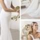 One-shoulder Asymmetric Draped Bodice Wedding Dress with Flared Skirt