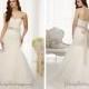 Fit and Flare Sweetheart Ruched Bodice Wedding Dresses with Detachable Beading Belt