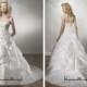 A Stunning Taffeta Strapless Wedding Dress