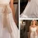 Silk Organza A-line Sweetheart Beaded Wedding Dresses