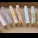 Lace Clothespins -Choose Your Own Color - Wedding Shower Favor Clothespin -Shabby Chic Wedding -Escort Card Holders -Country Wedding