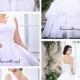 Adorable Satin & Organza Satin Ball gown One Shoulder Neckline Raised Waist Bridal Dress