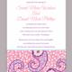 DIY Bollywood Wedding Invitation Template Editable Word File Instant Download Pink Wedding Invitation Indian invitation Bollywood party