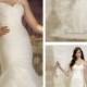 Stunning Organza Sweetheart Ruched Bodice Simple Wedding Dresses
