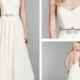 Attractive Tulle & Satin A-line Spaghetti Straps Natural Waistline Wedding Dress