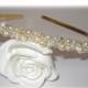 ON SALE 15% OFF Swarovski Crystal Pearl Tiara Headband Head Band Crown Beaded Bridal Wedding Formal Prom Hair Accessories