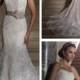 Strapless Mermaid Scalloped Back Lace Appliques Wedding Dresses