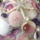 Seashell Bouquet, Beach Wedding, Lavender Pink Bouquet, Tropical Bouquet,  Item#120116