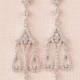 Crystal Bridal Earrings, Long Wedding Earrings, Chandelier Bridal Earrings, Swarovski,  Sienna Bridal Earrings