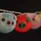 Cotton Ball String Lights Pig Planet Mixed Colour  for Kid birthday bedroom Light display garland