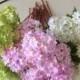 24 pcs Silk Hydrangea Wedding Arrangement Artificial Flowers Home Decorations Mini Hydrangea For Bridal Bouquet Table centerpieces