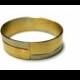 Mixed metal ring solid gold wedding band Exclusive design Handmade ring Wedding ring set Men's wedding ring Unique wedding ring his and hers