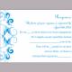DIY Wedding RSVP Template Editable Word File Instant Download Rsvp Template Printable RSVP Cards Aqua Blue Rsvp Card Elegant Rsvp Card