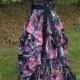 Muddy Girl Camo Dress / Gown with Pick Up Skirt / Design Options available