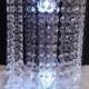 Deluxe French Pendant Drop Acrylic Crystal Cake Stand with LED Light