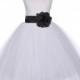 Ivory Flower girl tulle dress Lace Design bodice wedding pageant communion easter bridal recital dress toddler elegant m 2 4 6 8 10 
