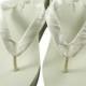 Ivory Wedge or White Wedge Bridal Satin Flip Flops Black 3.5 inch 1.25 inch 2 inch Plain Heel Wedding Flip Flops Platform Sandals Bridesmaid