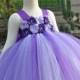 Purple Lavender Flower Girl Dress, Purple Lavender Toddler Dress, Purple Lilac Flower Girl Dress, Lilac Purple Baby Dress