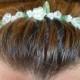 Czech Glass Flower Handmade Beaded Headband Wedding Headband Bridal Headband