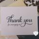 Thank You For Marrying Us Wedding Card Thank You Card for Officiant Greeting Card Priest Rabbi Reverend Judge Gift Thank yous