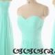 On Sale Mint green Bridesmaid Dress, cheap bridesmaid dresses,long prom dress, Mint green long  Bridesmaid dresses with Sweetheart Neckline