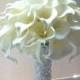 Ivory Calla Lily bouquet, Bridal Bouquet, wedding bouquet