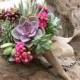 Wedding succulent bouquet, Succulent bridal bouquet, Bridal bouquet