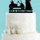 Custom Country Club Wedding Golf Cake Topper (Acrylic)