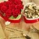 52 reasons I love you because Red Rose Heart Shaped box Valentine's gift Boyfriend Girlfriend Fiance anniversary Wedding Gift